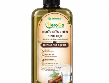 Nước Rửa Chén Sinh Học Hương Tinh Dầu Quế Herogo – Xu Hướng Làm Sạch An Toàn Cho Gian Bếp Hiện Đại