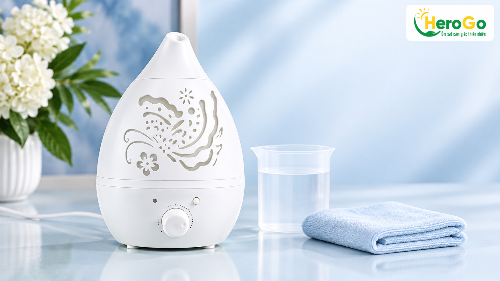 Chuẩn bị sử dụng và vệ sinh máy khuếch tán tinh dầu Hồ Điệp