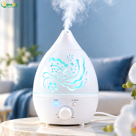 Máy Khuếch Tán Tinh Dầu Hồ Điệp 1.300 ml [Size lớn]